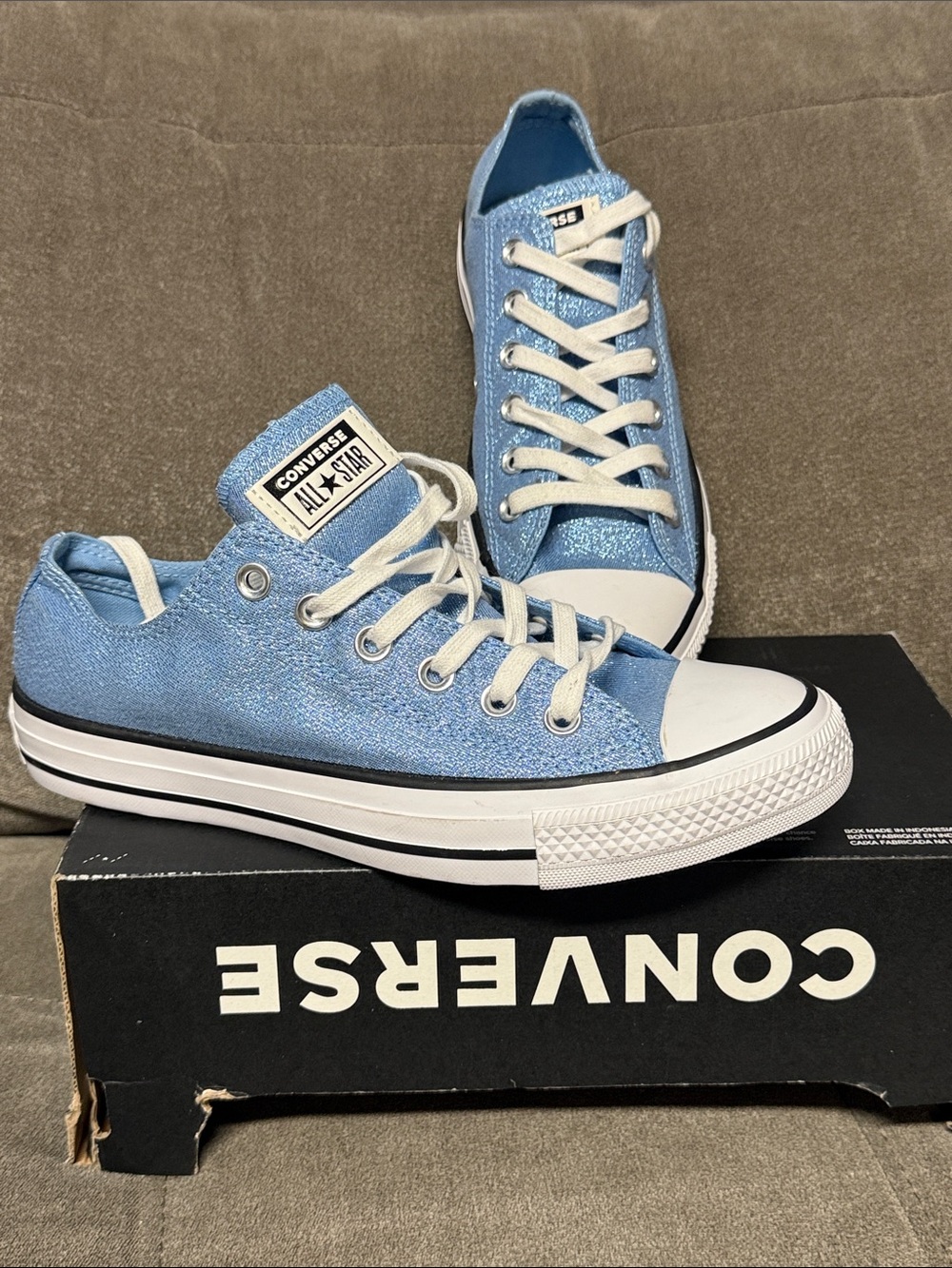 🥰🥰 Converse Chuck Taylor All Star OX Low Top Sneakers in Light Blue 🥰🥰